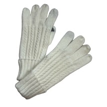 Hat Attack Cable Knit Touch Screen Glove New Ivory - £26.99 GBP