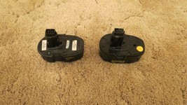 Lot of 2 DeWalt 18V Battery DW9095/DC9099 For Parts or Repair - £30.97 GBP