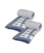 India Jaipuri Print Cotton Single Bed Razai Quilts Blankets for Homef co... - $2,015.10 MXN