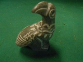 Great Mexican Soapstone Carved Bird Figurine....3&quot; ...........Free Postage Usa - £11.50 GBP