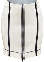 Authenticity Guarantee 
GUCCI Pencil Skirt Bodycon Viscose Zipper Ivory Black... - £206.63 GBP