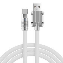 120W 7A Type C Cable Super Fast Charging for Huawei Honor Liquid Silicone Bold D - $7.31