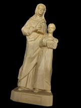 Vintage Religious St. Ann Of Scranton Plastic Figure 8&quot; Christian - $24.64 CAD