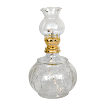 7 3/4&quot; Floral Design Orthodox Kerosene Glass Paraffin Oil Vigil Lamp 19.5cm - €12,89 EUR