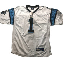 NWT Carolina Panthers Cam Newton Jersey Stitched Reebok Size 52 On Field... - $103.95