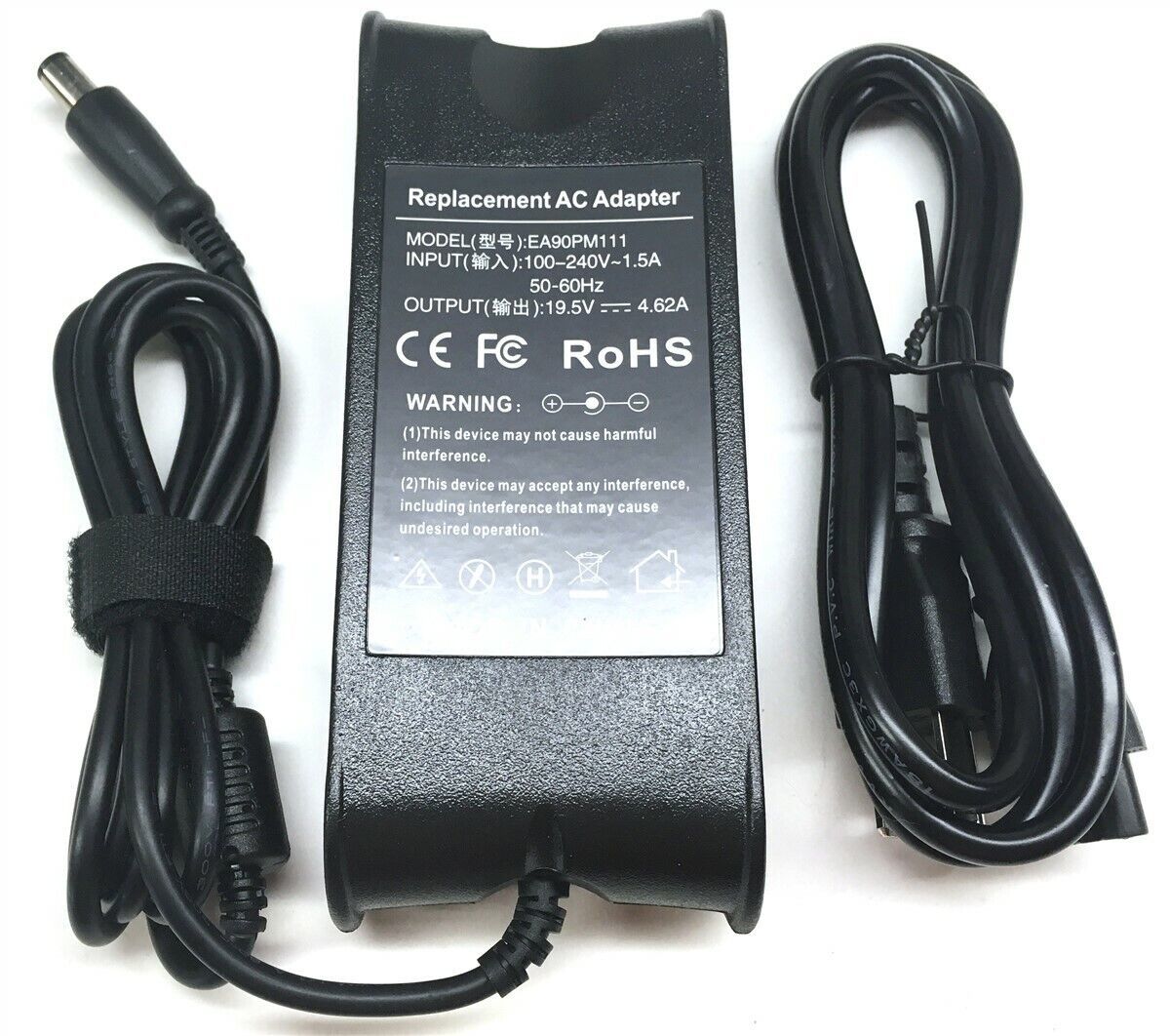 Denaq for Dell Inspiron Laptop Charger AC Adapter Power Supply 19.5V 4.62A 90W  - $11.99