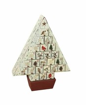 Sterling Rustic Wooden Christmas Tree Advent Calendar C210100 - £39.82 GBP