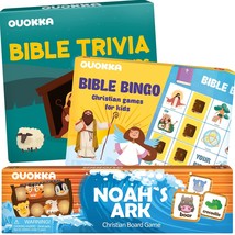 3X Set Bible Games For Kids 4-6 - | Board Bingo Game | Bible Trivia For ... - £39.33 GBP