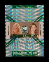 2007 Dr Elite Extra College Ties Dual Holo Sports Card CT-6 Finch Beard /1500 - £6.97 GBP