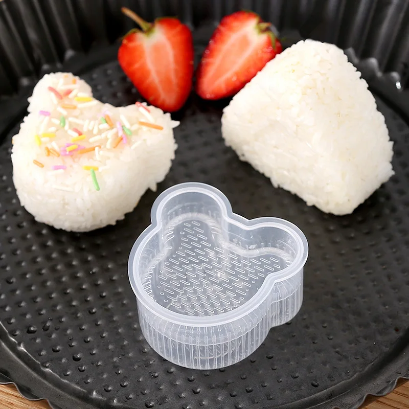 House Home A cartoon modeling onigiri mold Triangle rice ball child bento DIY No - £19.65 GBP