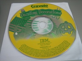 Crayola Dazzling Decorations - Version 1.0 (PC &amp; MAC, 1998) - Disc Only!! - £4.07 GBP