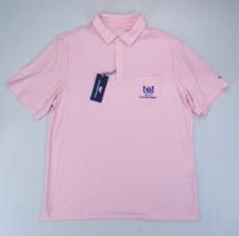Vineyard Vines Shirt Polo Adult Medium Pink Striped 2020 146 Kentucky Derby Men - £22.38 GBP