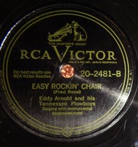 Eddy Arnold 78 Easy Rockin&#39; Chair / To My Sorrow EE- B8 - £5.44 GBP