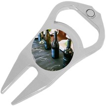 An item in the Sporting Goods category: Wine Bottles Golf Ball Marker Divot Repair Tool Bottle Opener