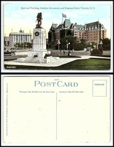 CANADA Postcard -Victoria, BC, Belmont Bldg, Soldiers Monument, Empress Hotel J6 - £3.15 GBP