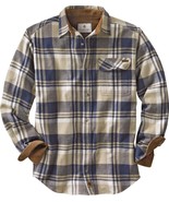 Legendary Whitetails Men&#39;s Buck Camp Flannel Long Sleeve Plaid Button Sh... - $477.65 MXN