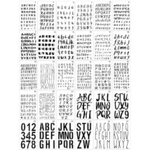 30 Pieces Letter Stencils For Painting 4 X 7 Inch Alphabet Reusable Plas... - £14.87 GBP