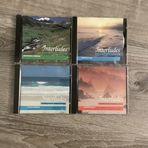 Interludes Instrumental Music 4 CD Lot Soothing Sounds Nature Rain Strea... - $39.00