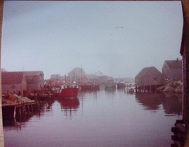 Vintage Peggy’s Foggy Boat Dock Area Nova Scotia Canada 1984 - €1,74 EUR