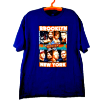 WWE Brooklyn New York Summer Slam August 2016 Blue Tee Men&#39;s Tee Shirt - £15.56 GBP