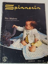 Spinnerin Wee Moderns Infants &amp; Toddlers Vol 201 Crochet Knitting 1970 P... - $7.87