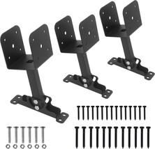 3Pcs Adjustable Roof Riser Brackets For Patio Cover,Pergola Roof, Black. - $51.96