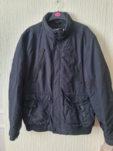 Mens George  Black Outdoor Bomber Jacket size Large Express Shipping - £14.16 GBP