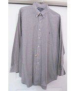 Ralph Lauren Shirt Yarmouth L/S Black/White Check Button w Pony Men&#39;s 17... - £19.65 GBP