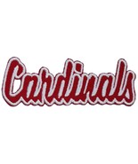 Cardinals Text  Embroidered Applique Iron On Patch Various Sizes Customize - €6,15 EUR+