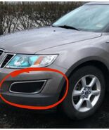 2011 Saab Front Left Bumper Cover Grille Grill 9-4X 25778238-AB - $19.80