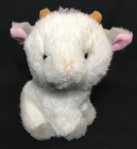 Applause Goat White Gray Plush RARE Stuffed Animal 6&quot; Mini Toy 49591 RARE - £102.87 GBP