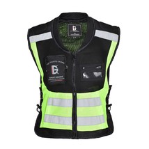 Motorcycle Highlight Reflective Straps Jacket Vest Night Work Safety Running Cyc - £100.47 GBP