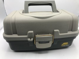 Plano 6201 1-Tray Original Tackle Box - Green and Gray (Very Good Condition) - £11.68 GBP