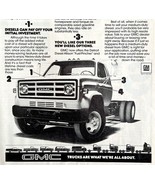 GMC Diesel Truck 1980 Advertisement Vintage Automobilia Detroit Allison ... - $42.12 CAD