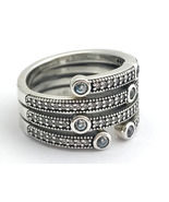 Authentic PANDORA Shimmering Ocean Ring, Frosty Mint, Sz 5, 191002CZF-50... - €65,25 EUR