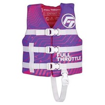 Full Throttle Child Nylon Life Jacket - Purple - £32.25 GBP