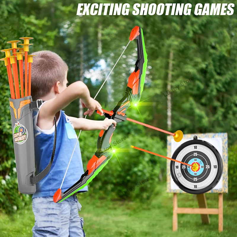 Game Fun Play Toys 2 Pack Light Up Archery A and Arrow Game Fun Play Toy... - £46.25 GBP