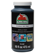 Apple Barrel Acrylic Craft Paint, Matte Finish, Black, 16 Fl. Oz. - $9.95
