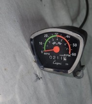 Vintage Capri 26 Bicycle Speedometer Cable Dial Guage 60 RPM - $736.43 MXN