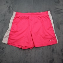 Nike Shorts Womens L Pink High Rise Elastic Waist Drawstring Activewear ... - £17.88 GBP