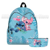 Boys Stitch Backpacks Kids Children Back to School Bags Large Capacity Outdoor T - £38.93 GBP