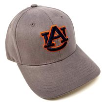 MVP Auburn Tigers Logo Dark Grey Curved Bill Adjustable Hat - £18.40 GBP