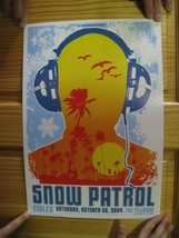 Snow Patrol Poster Fillmore Headphones With Palm Trees October 2 2004 - £51.45 GBP