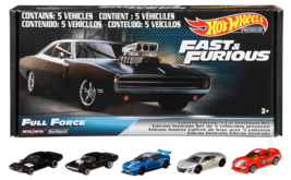 2020 HOT WHEELS PREMIUM Fast &amp; Furious FULL FORCE 5 Pack Box Set New Sealed - $127.39