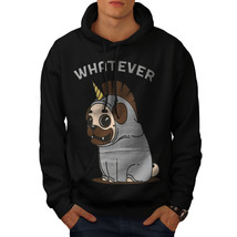 Wellcoda Whatever Dog Unicorn Mens Hoodie, Funny Casual Hooded Sweatshirt - £25.39 GBP+