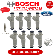 NEW UPGRADE OEM Bosch x8 4 hole IVgen 24lb Fuel Injectors for 90-95 Ford Lincoln - £257.30 GBP