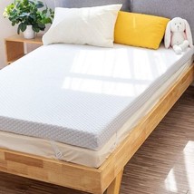 Twin size 3-inch Memory Foam Mattress Topper with Removeable Baffle Box ... - $183.49