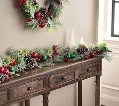 Wicker Park 6&#39; Decorative Christmas Garland with Pinecones in - £155.06 GBP