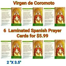 6 Virgen de Coromoto Estampa Laminada Jesus Holy Prayer card 3.5X2&quot; Vene... - £7.34 GBP