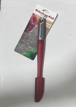 New KitchenAid Empire Red Gourmet Narrow Jar Spatula (Color: HERA) - £23.85 GBP